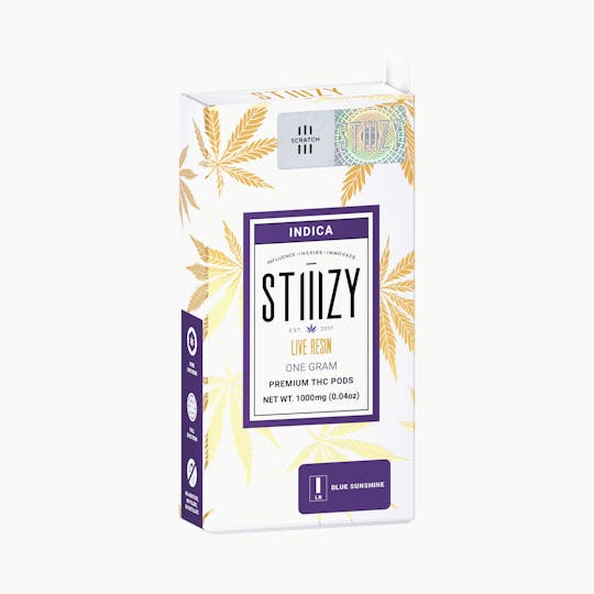 STIIIZY - Vape Cartridge - BLUE SUNSHINE 1G Live Resin Pod - STIIIZY - 1