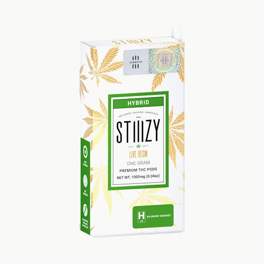 STIIIZY - Vape Cartridge - RAINBOW SHERBET 1G Live Resin Pod - STIIIZY - 1