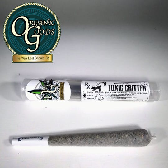 Organic Goods - Toxic Critter Pre-Roll 1g - 1