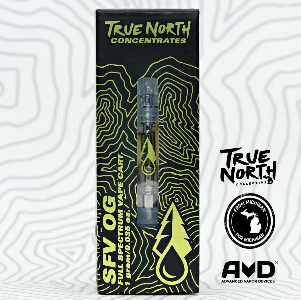 True North Collective MI - True North Collective | SFV OG | Cartridge | 1g - 1