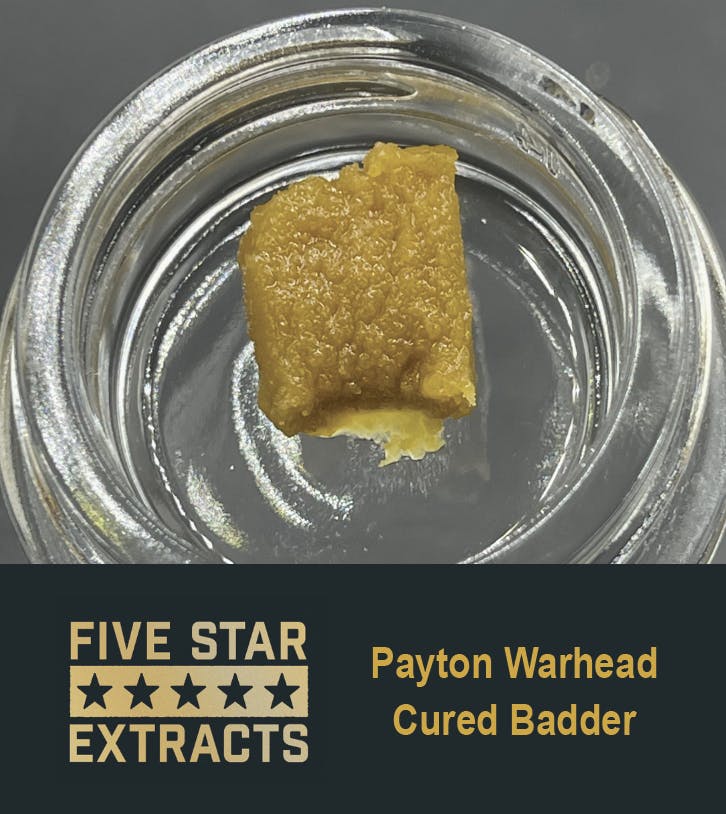 True North Collective MI - Five Star Extracts: Payton Warhead - 1 Gram Cured Badder - 1