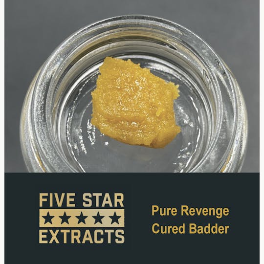 True North Collective MI - Five Star Extracts: Pure Revenge - 1 Gram Cured Badder - 1