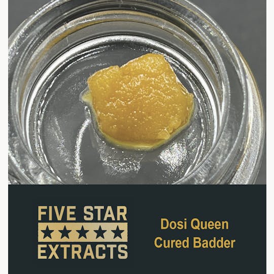 True North Collective MI - Five Star Extracts: Dosi Queen 1 Gram Cured Badder - 1