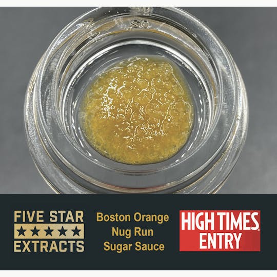 True North Collective MI - Five Star Extracts: Boston Orange - 1 Gram Nug Run Sugar Sauce - 1