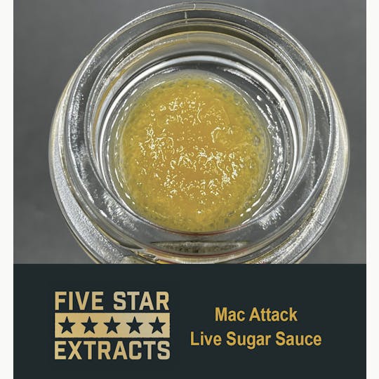 True North Collective MI - Five Star Extracts: Mac Attack - 1 Gram Live Sugar Sauce - 1