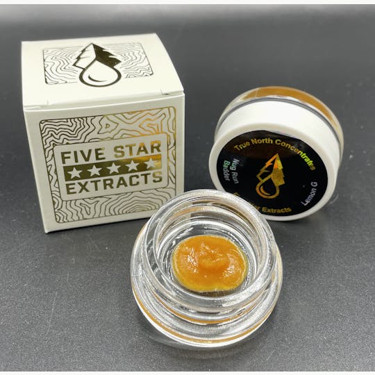 True North Collective MI - Five Star Extracts: Lemon G - 1 Gram Nug Run Badder - 1