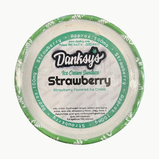 Indico - Strawberry 100mg Ice Cream - 1
