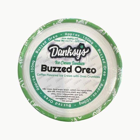 Indico - Buzzed Oreo 100mg Ice Cream - 1