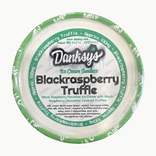 Indico - Black Raspberry Truffle 100mg Ice Cream - 1