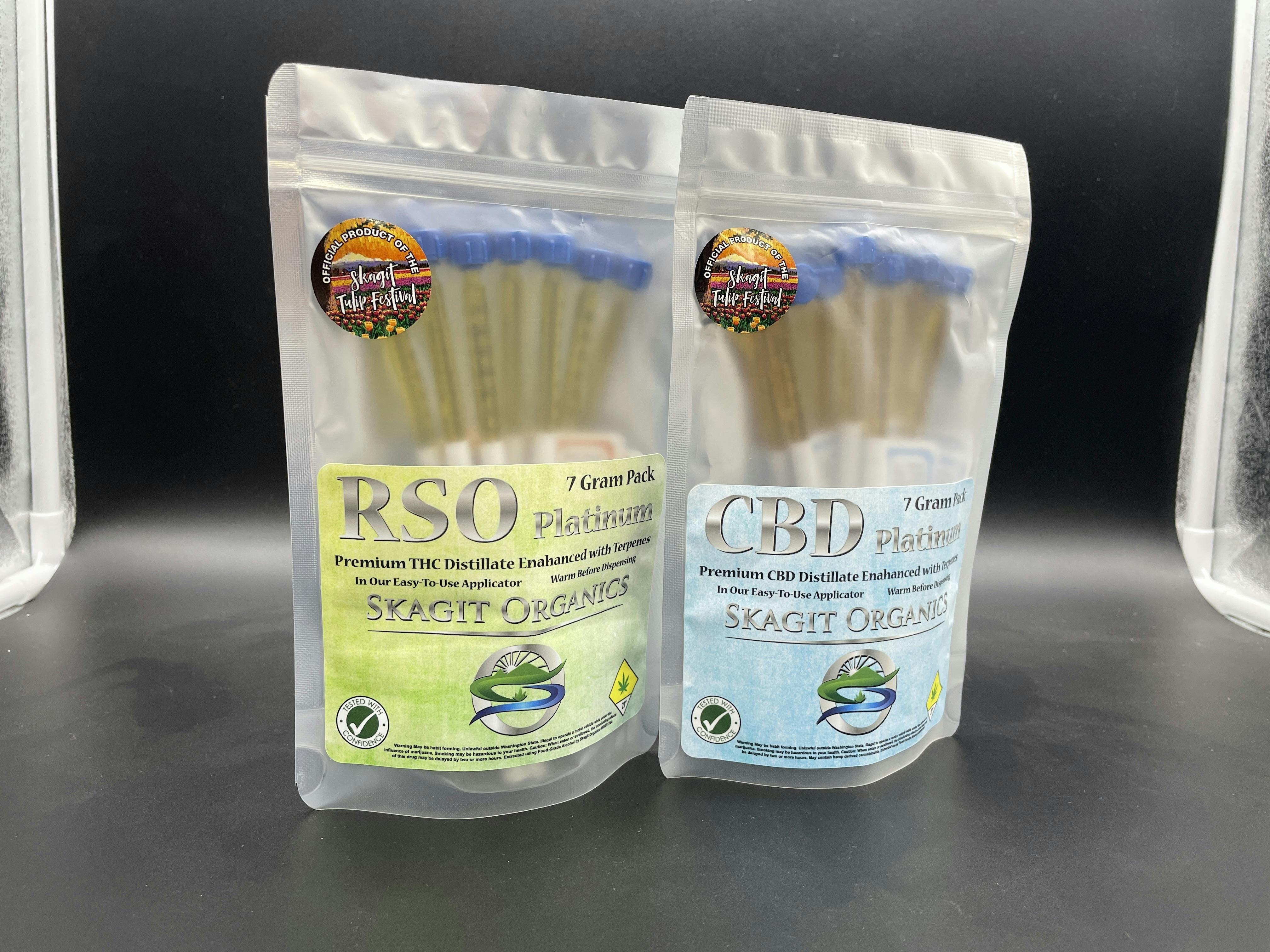 Skagit Organics - RSO Platinum | Granddaddy Purple | Indica | 7 x 1g - 1
