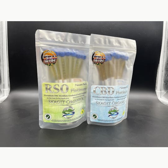 Skagit Organics - RSO Platinum | Granddaddy Purple | Indica | 7 x 1g - 1