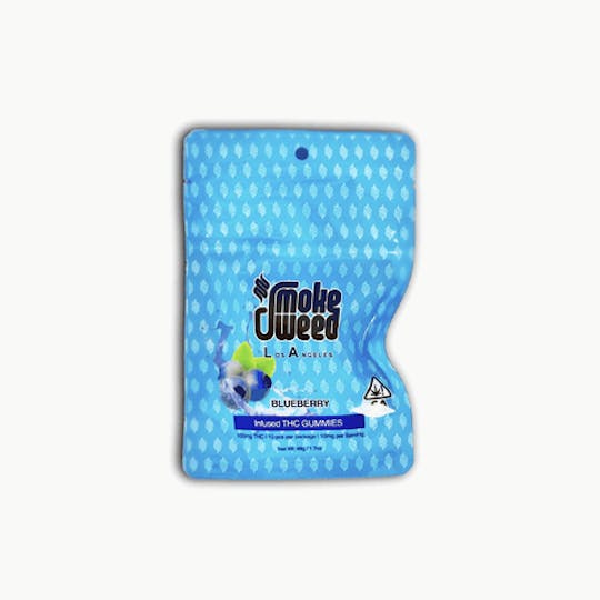 Smoke Weed LA - Smoke Weed LA - Vegan Blueberry Gummies 100mg - 1