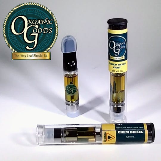 Organic Goods - Organic Goods Cured Resin Cartridge 1g. Chem Diesel - 1