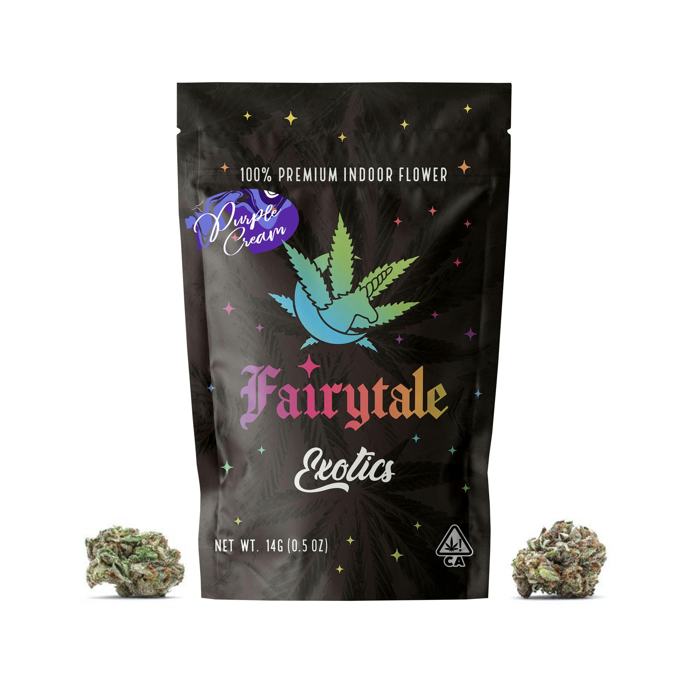 Fairytale - FAIRYTALE EXOTICS | 14 Gram Purple Cream Indoor SMALL NUGS (HYBRID) 27% THC - 1