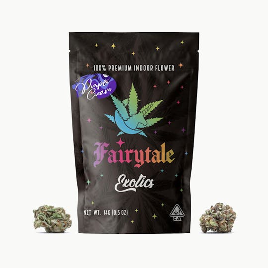 Fairytale - FAIRYTALE EXOTICS | 14 Gram Purple Cream Indoor SMALL NUGS (HYBRID) 27% THC - 1