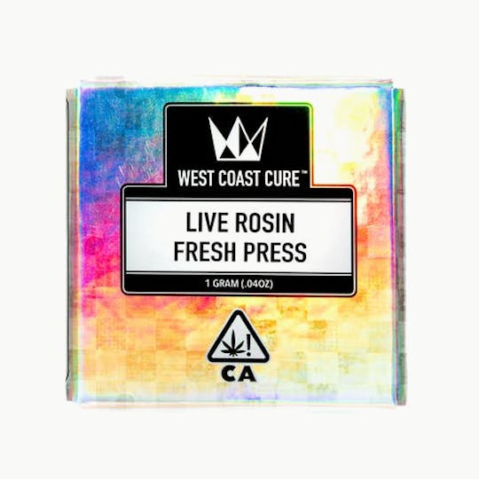 West Coast Cure - Fatso Live Rosin Fresh Press - 1