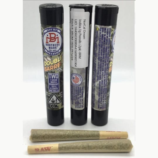 Brothers Mark - NorCal Dream Pre-Rolls 1g (2pk) - Brothers Mark - 1