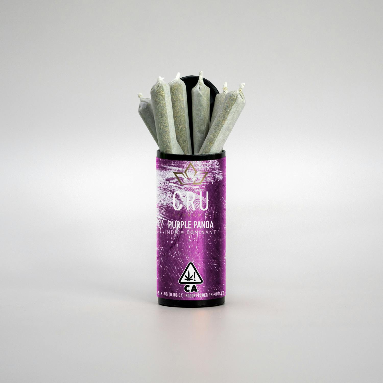CRU Cannabis - Purple Panda (0.5G Pre-Roll 6 pack) - 1
