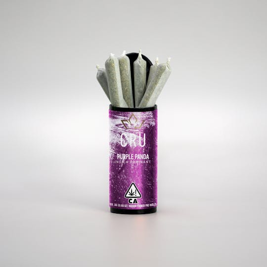 CRU Cannabis - Purple Panda (0.5G Pre-Roll 6 pack) - 1