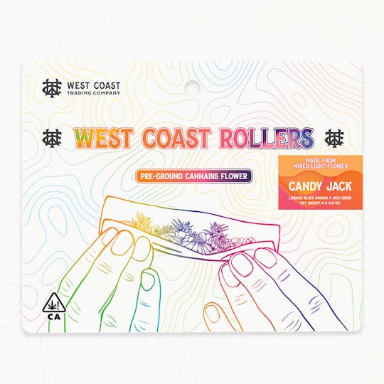 West Coast Trading Company - West Coast Rollers | Candy Jack | 14g - 1