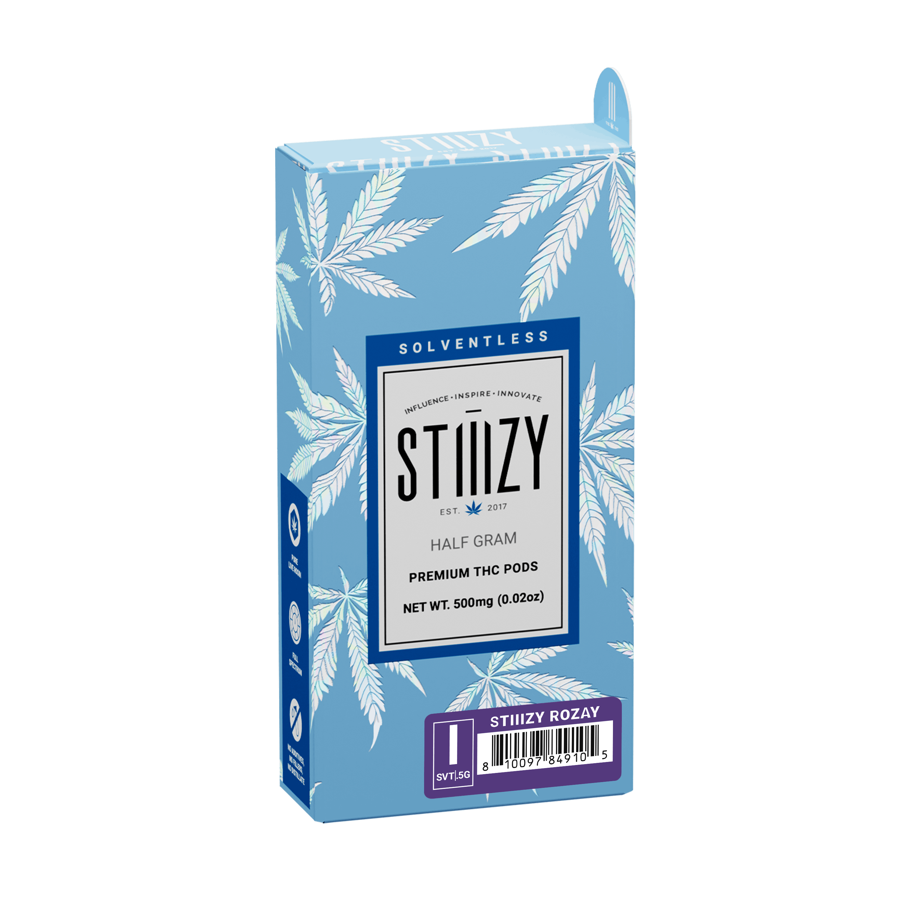 STIIIZY - Vape Cartridge - STIIIZY ROSAY .5G Solventless Live Rosin Pod - STIIIZY - 1