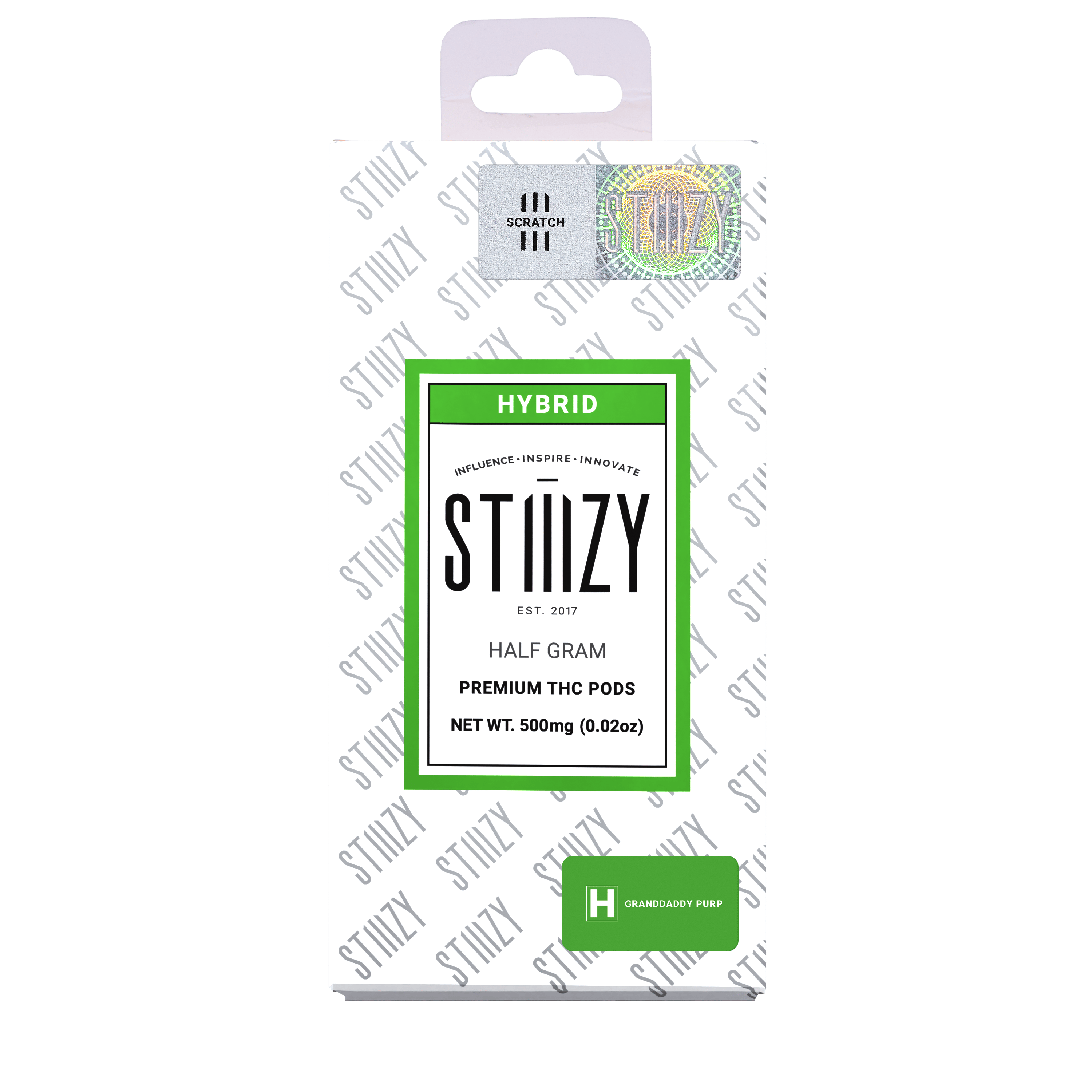 STIIIZY - Vape - GRANDDADDY PURP - PREMIUM THC POD .5G - IL - 1