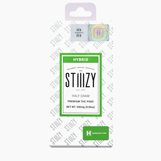 STIIIZY - Vape - GRANDDADDY PURP - PREMIUM THC POD .5G - IL - 1