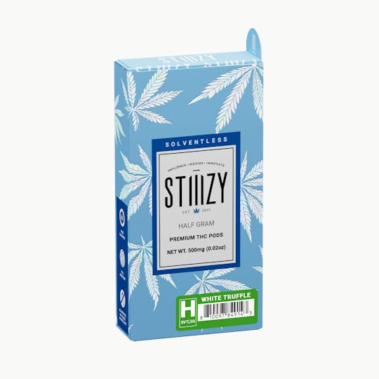 STIIIZY - Vape Cartridge - WHITE TRUFFLE .5G Solventless Live Rosin Pod - STIIIZY - 1