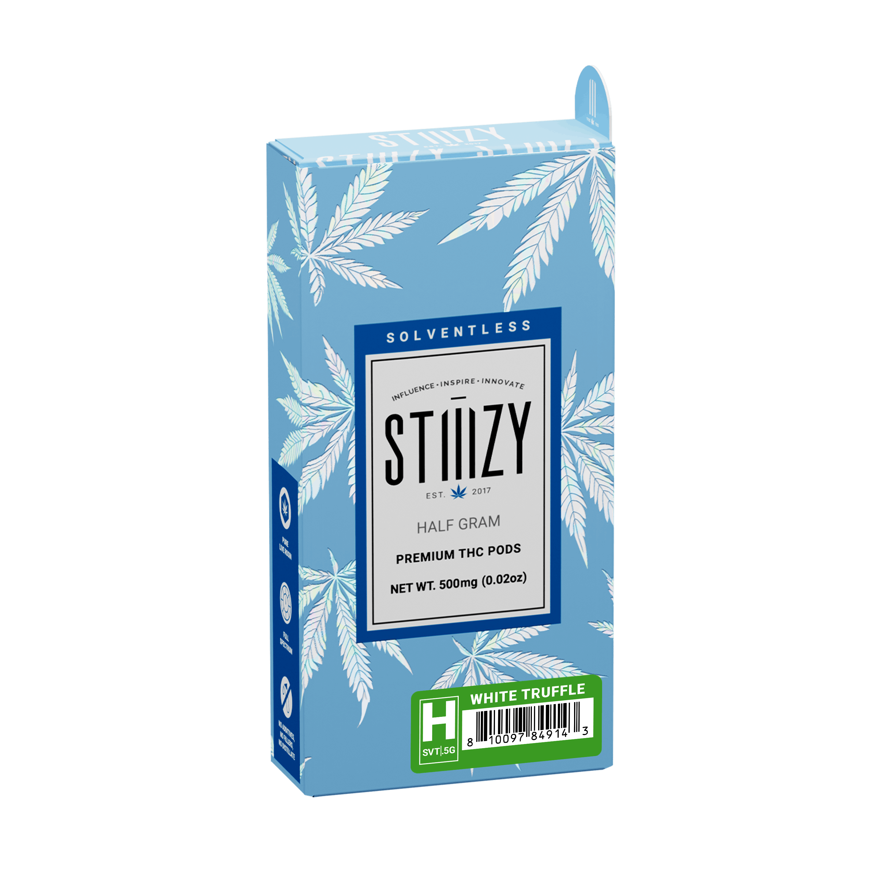 STIIIZY - Vape Cartridge - WHITE TRUFFLE .5G Solventless Live Rosin Pod - STIIIZY - 1