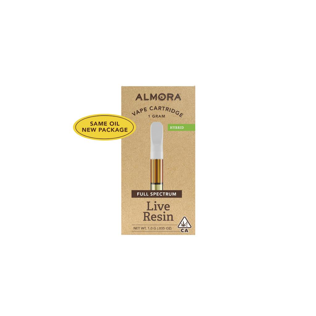 100% Live Resin Blue Banana 1g Cartridge - Almora