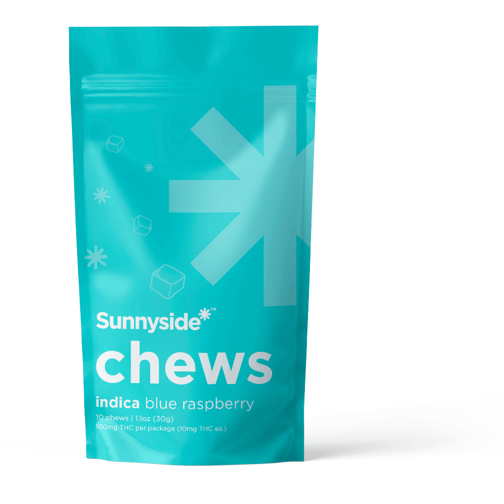 Sunnyside* Chews - Sunnyside* Chews Blue Raspberry [10pk] (100mg) - 1