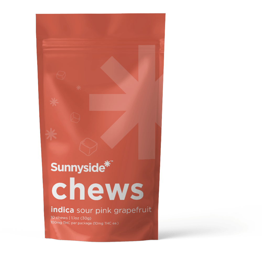Sunnyside* Chews - Sunnyside* Chews Sour Pink Grapefruit [10pk] (100mg) - 1