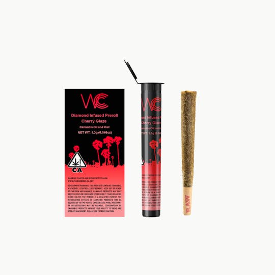 West Coast Cannabis Club - WCCC | Cherry Glaze Diamond Preroll 1.3g - 1