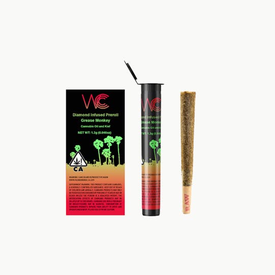 West Coast Cannabis Club - WCCC | Grease Monkey Diamond Preroll 1.3g - 1
