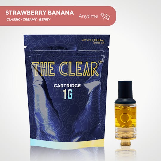 CLEAR Brands - The CLEAR Original Cartridge 1000mg | Strawberry Banana - 1