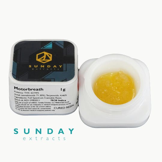Sunday Extracts - 1g Concentrate Motorbreath - 1