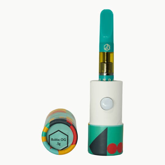 Sunday Extracts - 0.5g Cured Resin Cartridge Bubba OG - 1