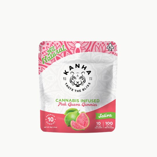 KANHA - KANHA | Pink Guava | Sativa | 100mg THC | 10-pack - 1
