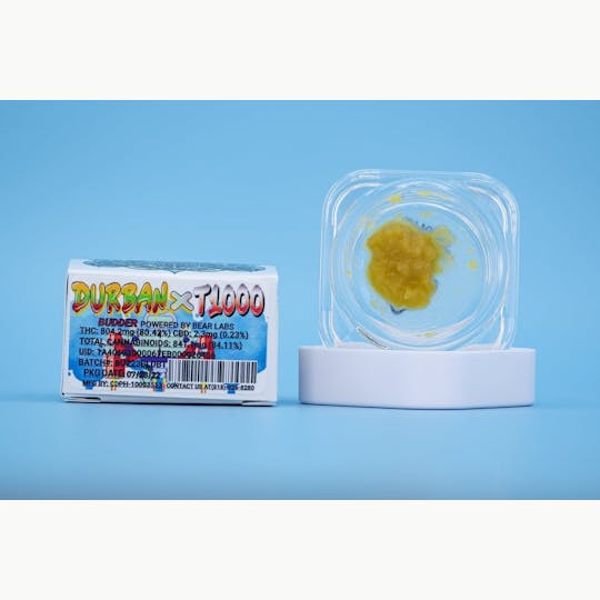 Bear Labs - Durban x T1000 Budder - 1g - 1