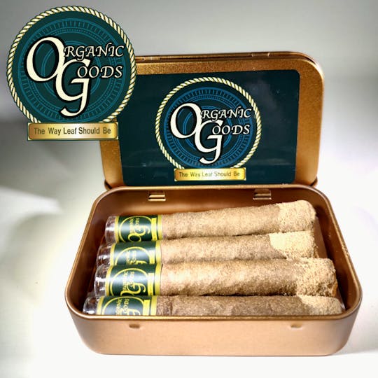 Organic Goods - Bubble Muffin Mini Blunts dipped in Badder and Kief 4 x 1.6g = 6.4g - 1