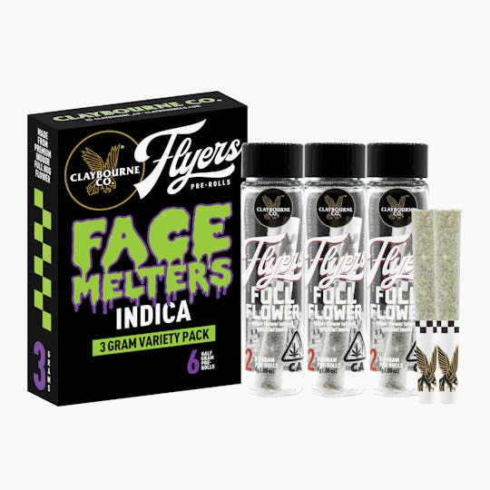 Claybourne Co. - Face Melters Indica Variety Pack (3g) - 1