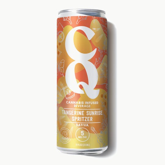 CQ Drinks - TANGERINE SUNRISE soda/spritzer (Sativa) - 1
