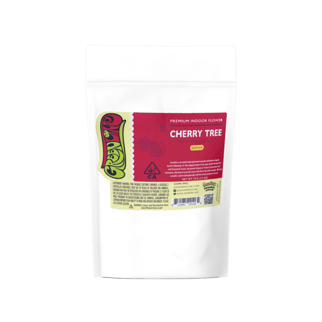 Greenline - Cherry Tree - 1/2 oz - Indoor - Indica Hybrid - 14g - 1