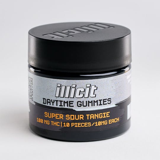 ILLICIT - Super Sour Tangie 100mg Daytime Gummies - 1