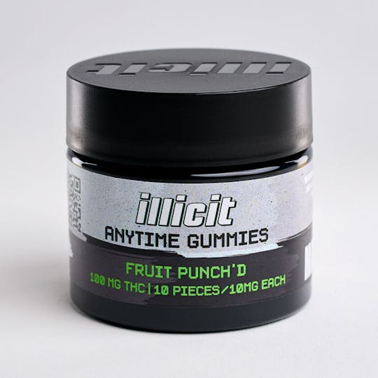ILLICIT - Fruit Punch'd 100mg Anytime Gummies - 1