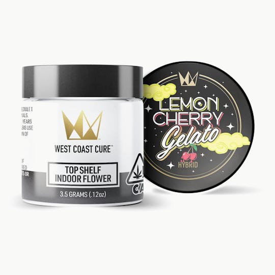 West Coast Cure - Lemon Cherry Gelato- 3.5G Top Shelf Indoor Flower - 1