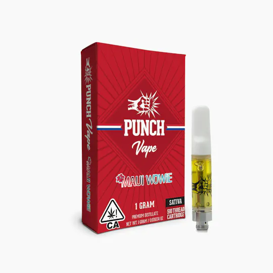 Punch Edibles & Extracts - Punch | Maui Wowie | Sativa | 510 Distillate Cart | 1g - 1