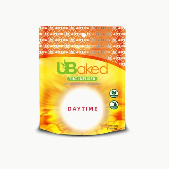 UBaked - Daytime Energy Gummies - Citrus | 50mg 10pk - 1