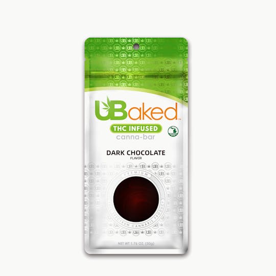 UBaked - Dark Chocolate Bar | 200mg - 1