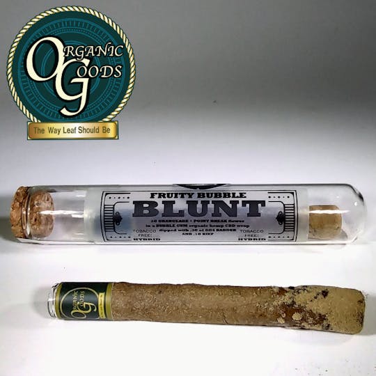 Organic Goods - Fruity Bubble TF Blunt Dipped in Badder and Kief 2g - 1
